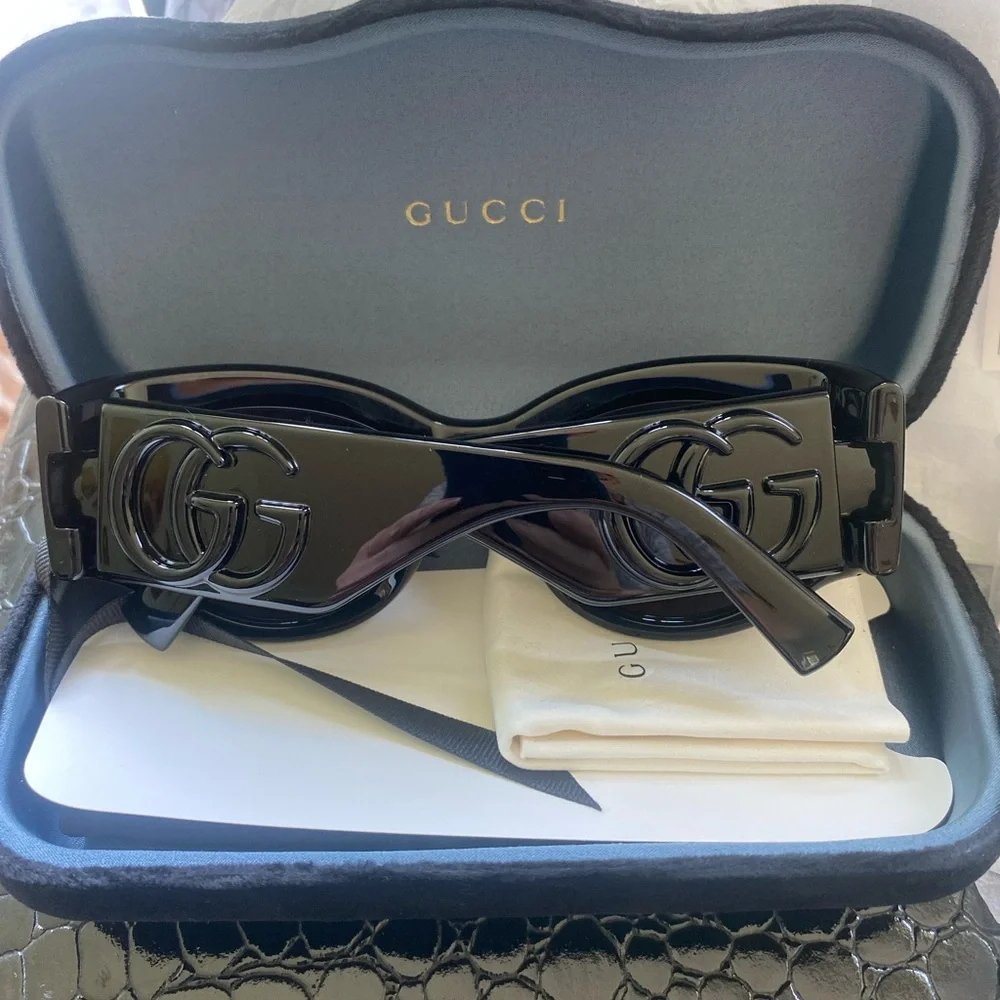 NWT Gucci Black Sunglasses - Picture 15 of 15